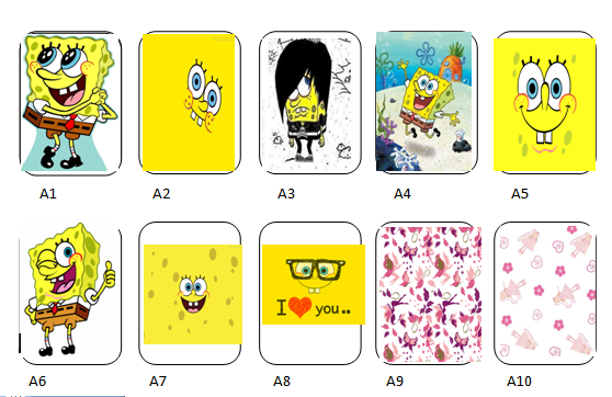 Cartela A1 a 10
