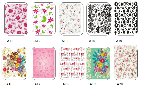 Cartela A11 a 20